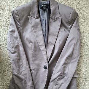 Mango Suit Taupe Blazer